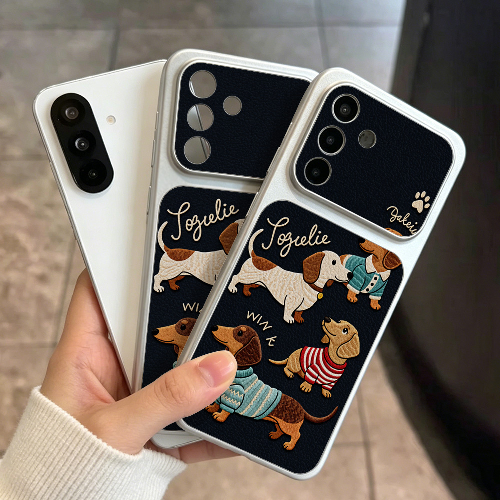 Cartoon Puppy Leather Phone Ca - огляд і ціна Phone Cases Leather
