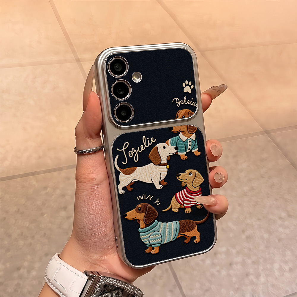 Cartoon Puppy Leather Phone Ca - огляд і ціна Phone Cases Leather