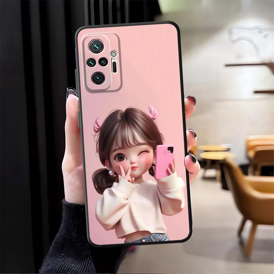 Cartoon Girl Pattern Funda Pho - огляд і ціна Xiaomi Redmi Note 14
