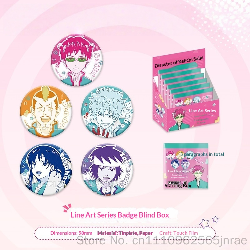 Authentic Goods Saiki K Badge  - огляд і ціна Phone Cases Japanese