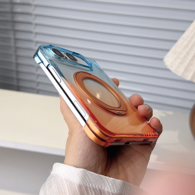 360°Rotating Metal Bracket Tra - огляд і ціна Gradient Color Case