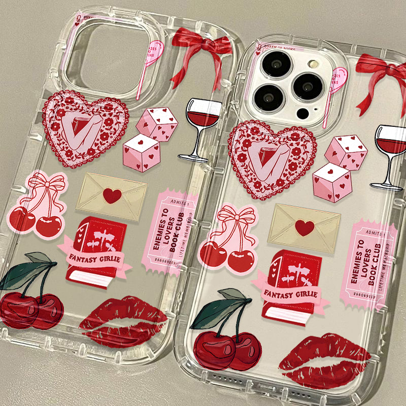 Korean Cute Cherry Bow Phone C - огляд і ціна Phone Cases Xr Cute