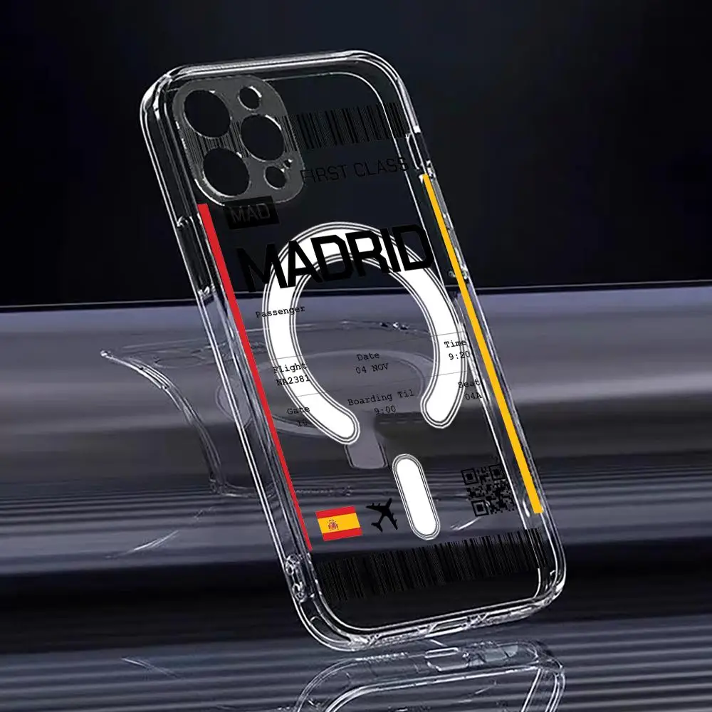 Travel Plane Ticket Spain Phon - огляд і ціна Phone Cases Clear