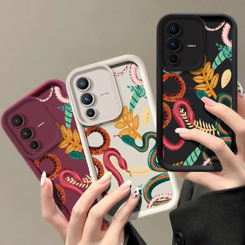 Luxury Snake Print Phone Case  - огляд і ціна Phone Cases Vivo