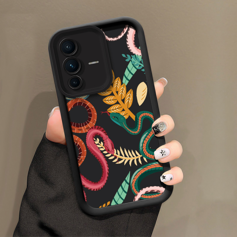 Luxury Snake Print Phone Case  - огляд і ціна Phone Cases Vivo