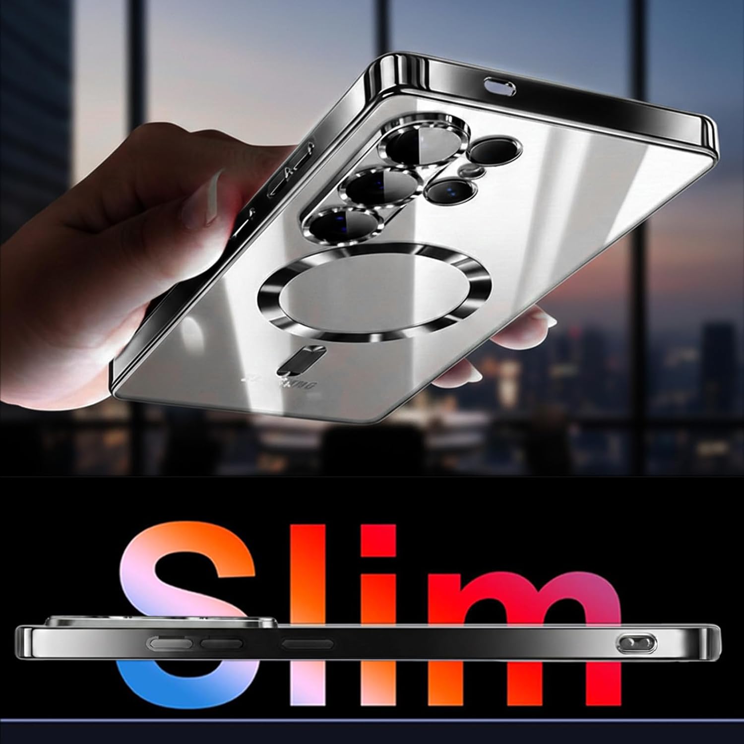 Luxury Transparent Plating Mag - огляд і ціна Luxury Plating Case