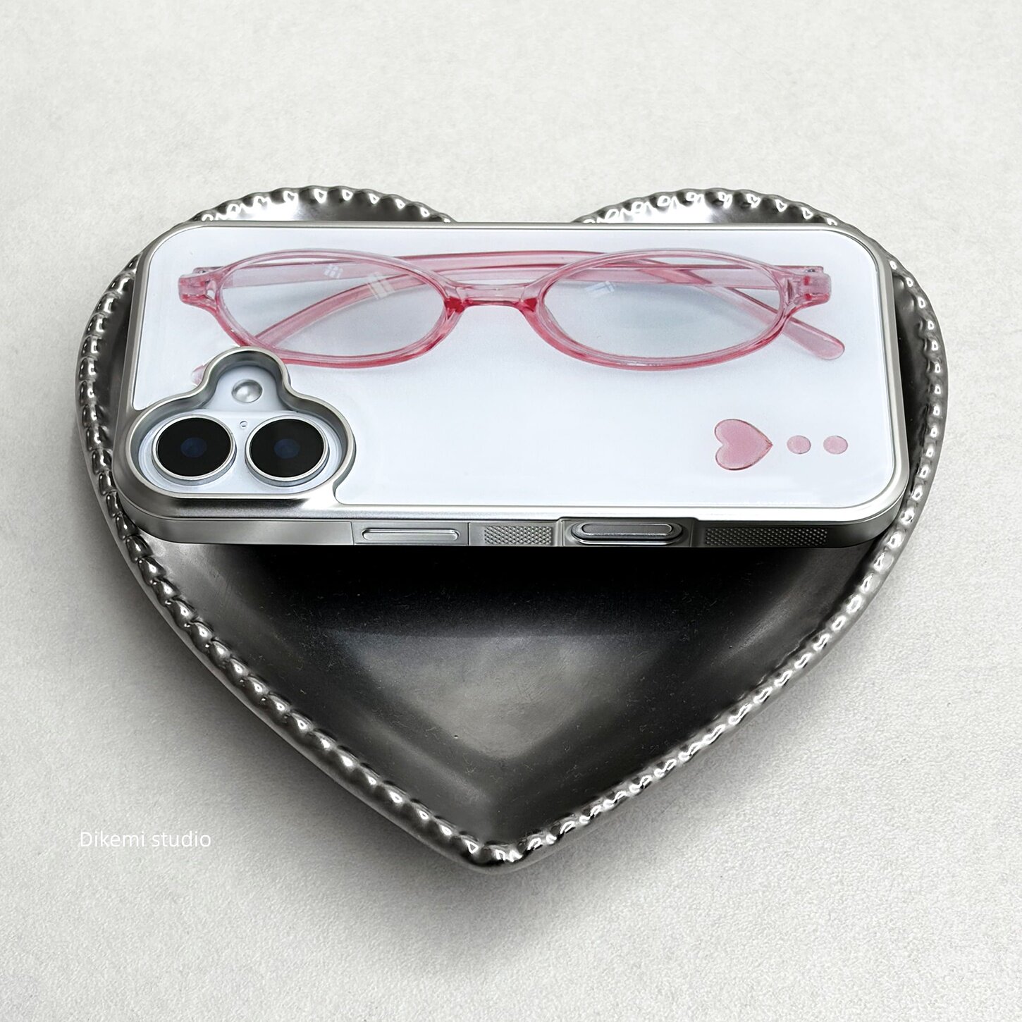 Korean ins Girl Heart Pink Gla - огляд і ціна Phone Cases Xr Cute