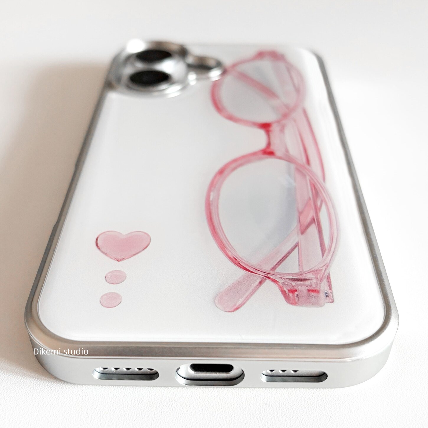 Korean ins Girl Heart Pink Gla - огляд і ціна Phone Cases Xr Cute