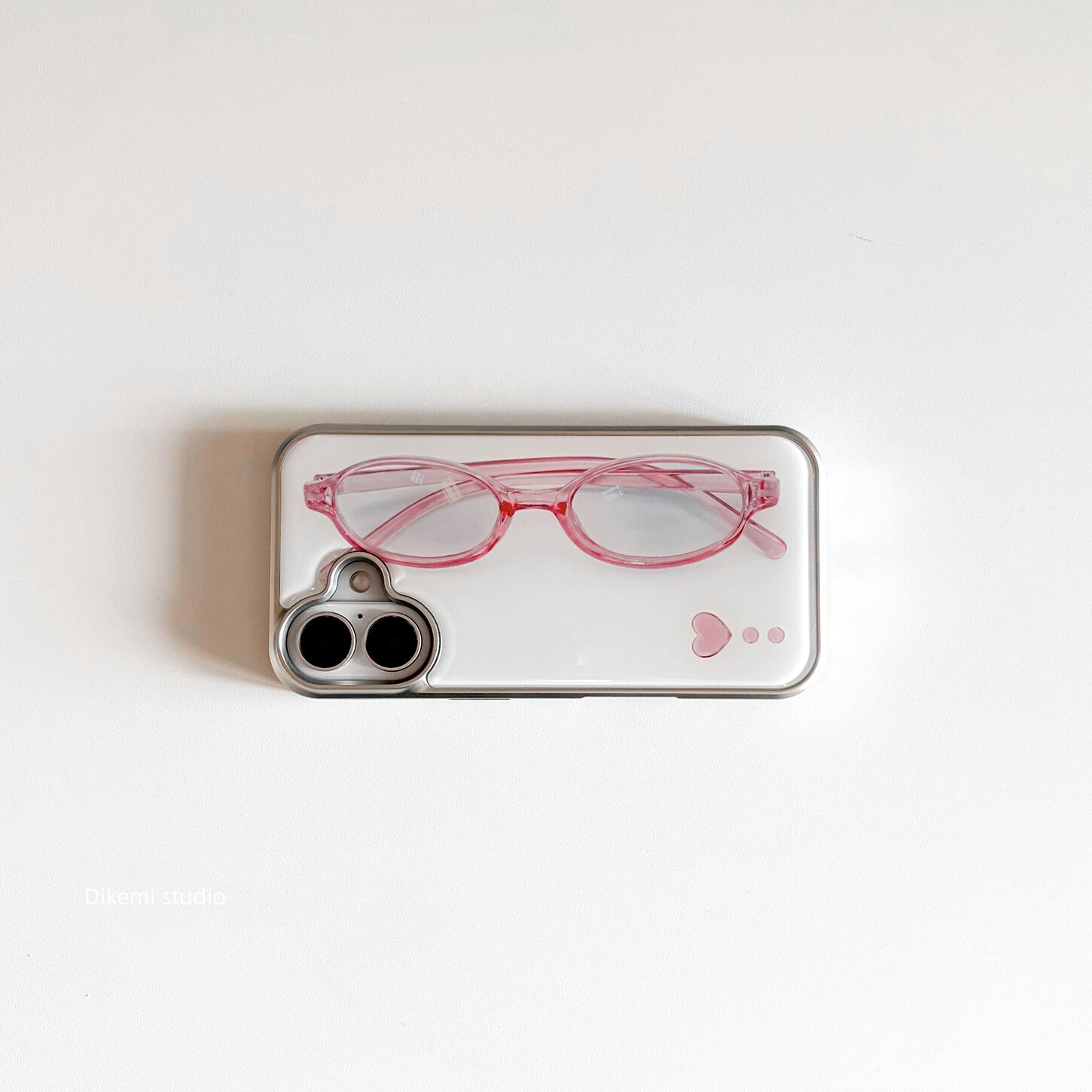 Korean ins Girl Heart Pink Gla - огляд і ціна Phone Cases Xr Cute