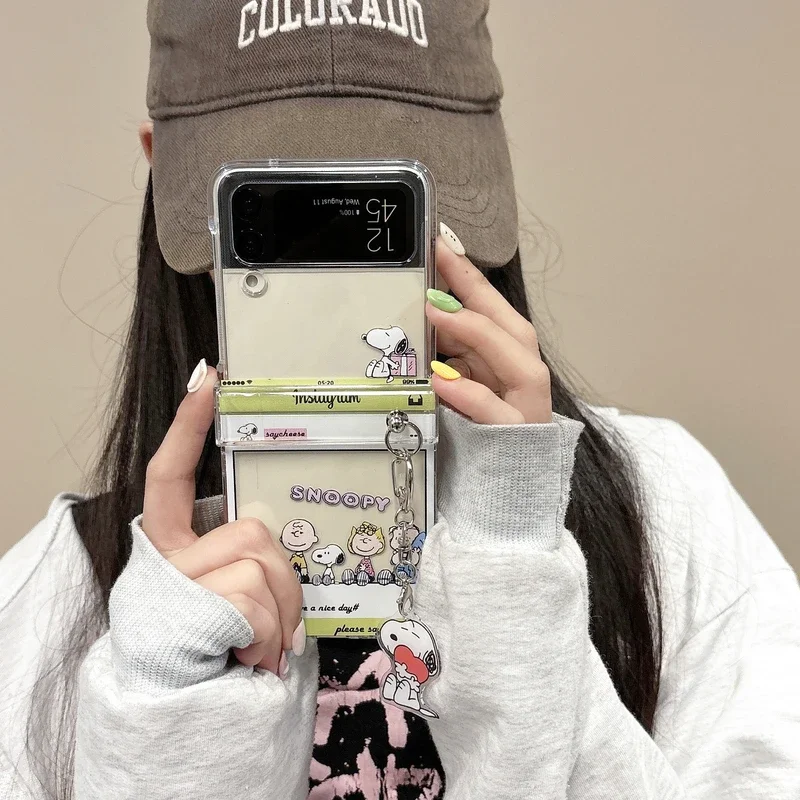 Cute Cartoon Snoopy Charlie Br - огляд і ціна Phone Cases Z Flip 6