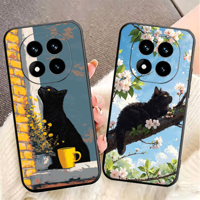 Black Cat Aesthetic Pattern So - огляд і ціна Phone Cases Shein