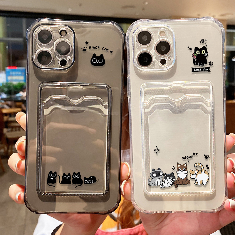 Cute Black Cat Phone Case For  - огляд і ціна Phone Cases Xr Cute