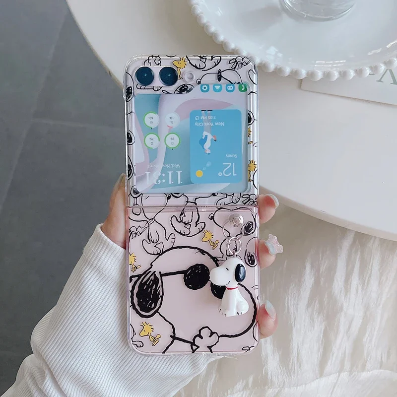 Cute Cartoon Snoopy Charlie Br - огляд і ціна Phone Cases Z Flip 6