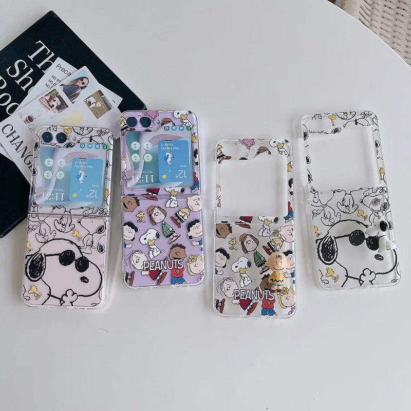 Cute Cartoon Snoopy Charlie Br - огляд і ціна Phone Cases Z Flip 6