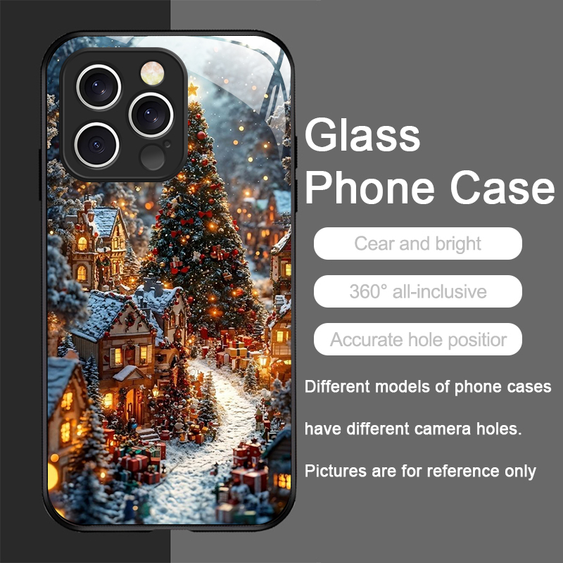 Christmas Tree Gift Snowy Town - огляд і ціна Phone Cases For Iphone 17