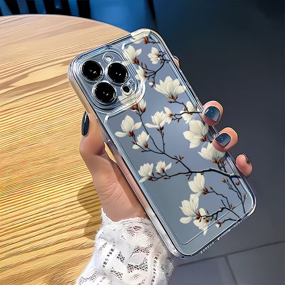Trendy Magnolia Flower Clear T - огляд і ціна Phone Cases Trendy