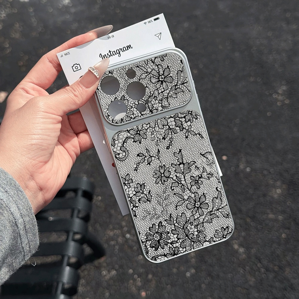 Coquette Black Pink Lace Phone - огляд і ціна Phone Cases Leather