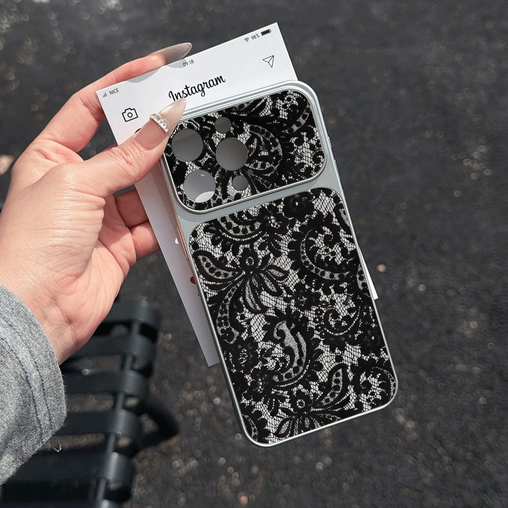 Coquette Black Pink Lace Phone - огляд і ціна Phone Cases Leather