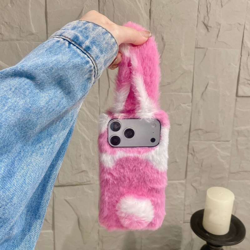 Cute Rabbit Design Fluffy Phon - огляд і ціна Phone Cases Cute