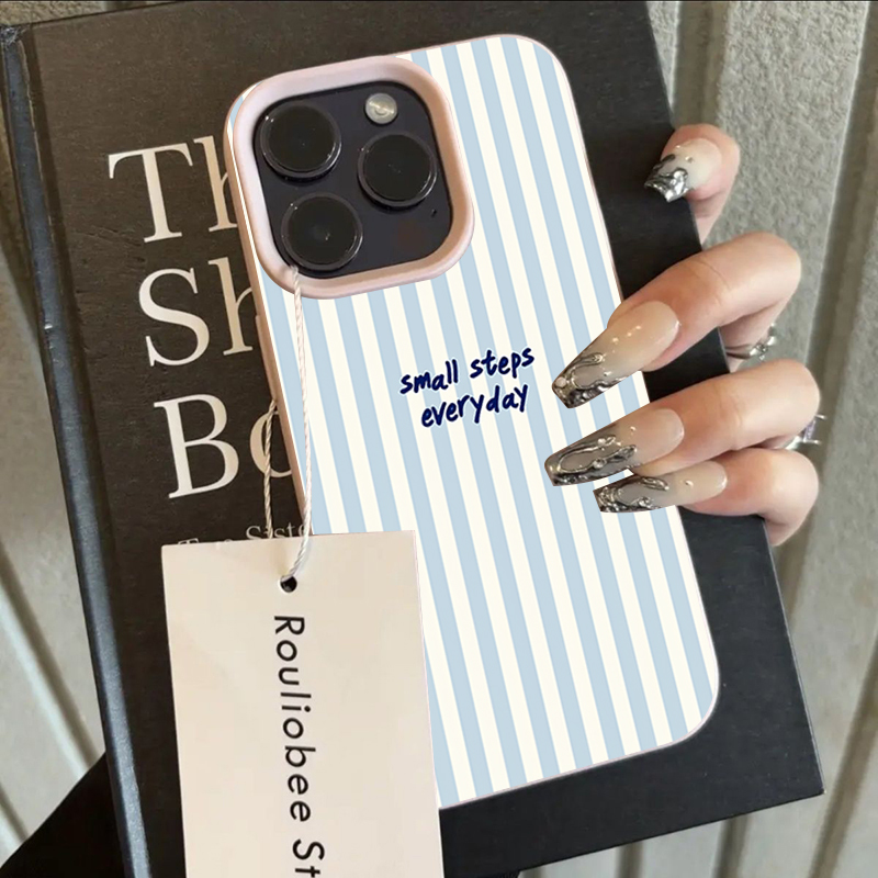 Blue English Blue White Stripe - огляд і ціна Phone Cases Cat