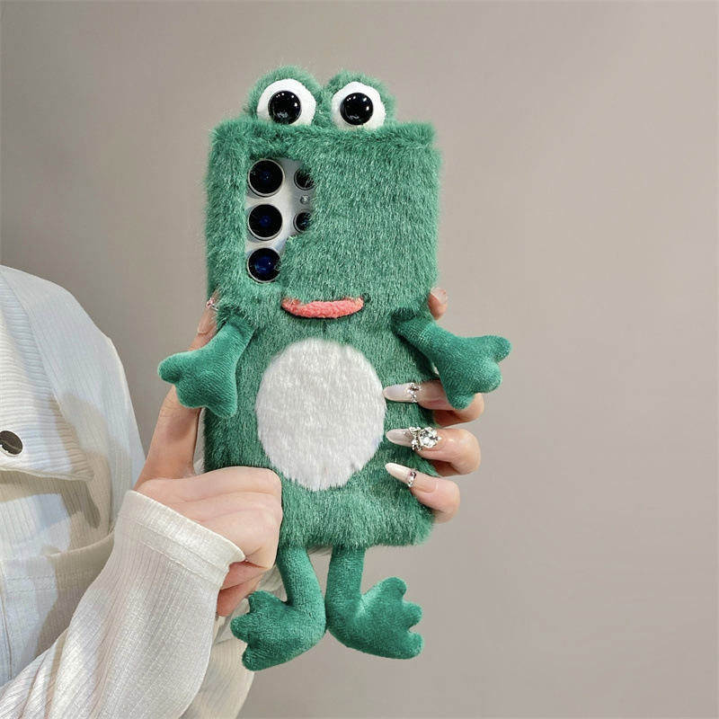 Plush Frog Phone Case, Cute Gr - огляд і ціна Phone Cases Cute