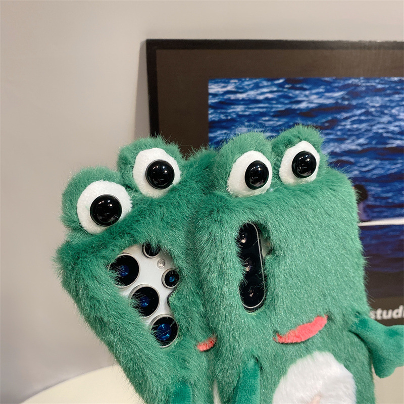 Plush Frog Phone Case, Cute Gr - огляд і ціна Phone Cases Cute
