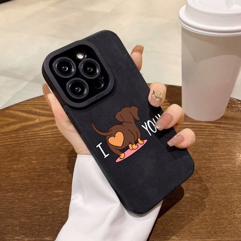 Cute Dachshund Heart Print Pho - огляд і ціна Phone Cases Xr Cute