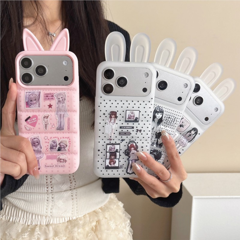 Japanese Y2K Cute Bunny Ear Ph - огляд і ціна Phone Cases Japanese