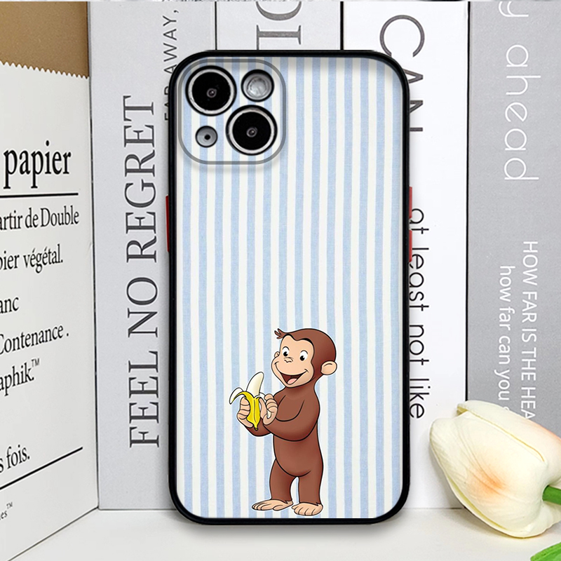 Cartoon Striped Monkey Holding - огляд і ціна Phone Cases For Iphone 17