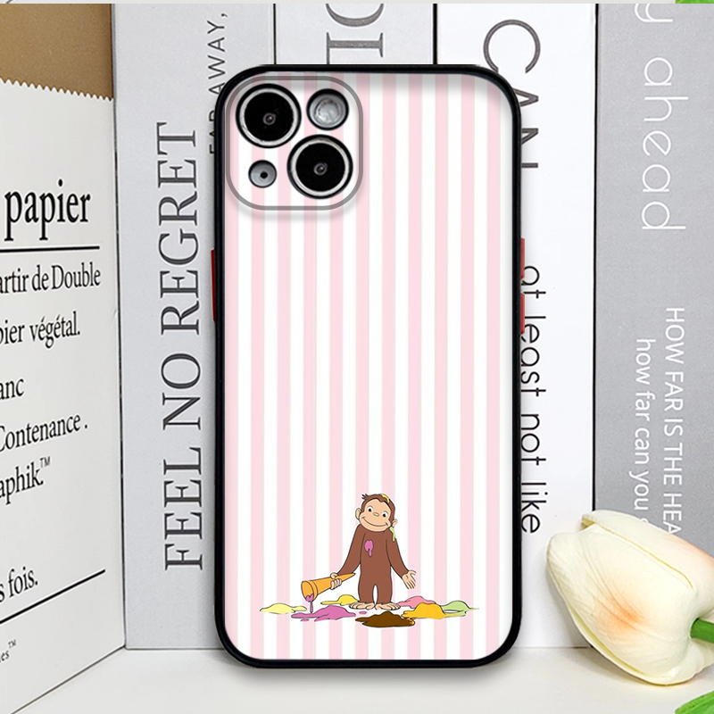 Cartoon Striped Monkey Holding - огляд і ціна Phone Cases For Iphone 17